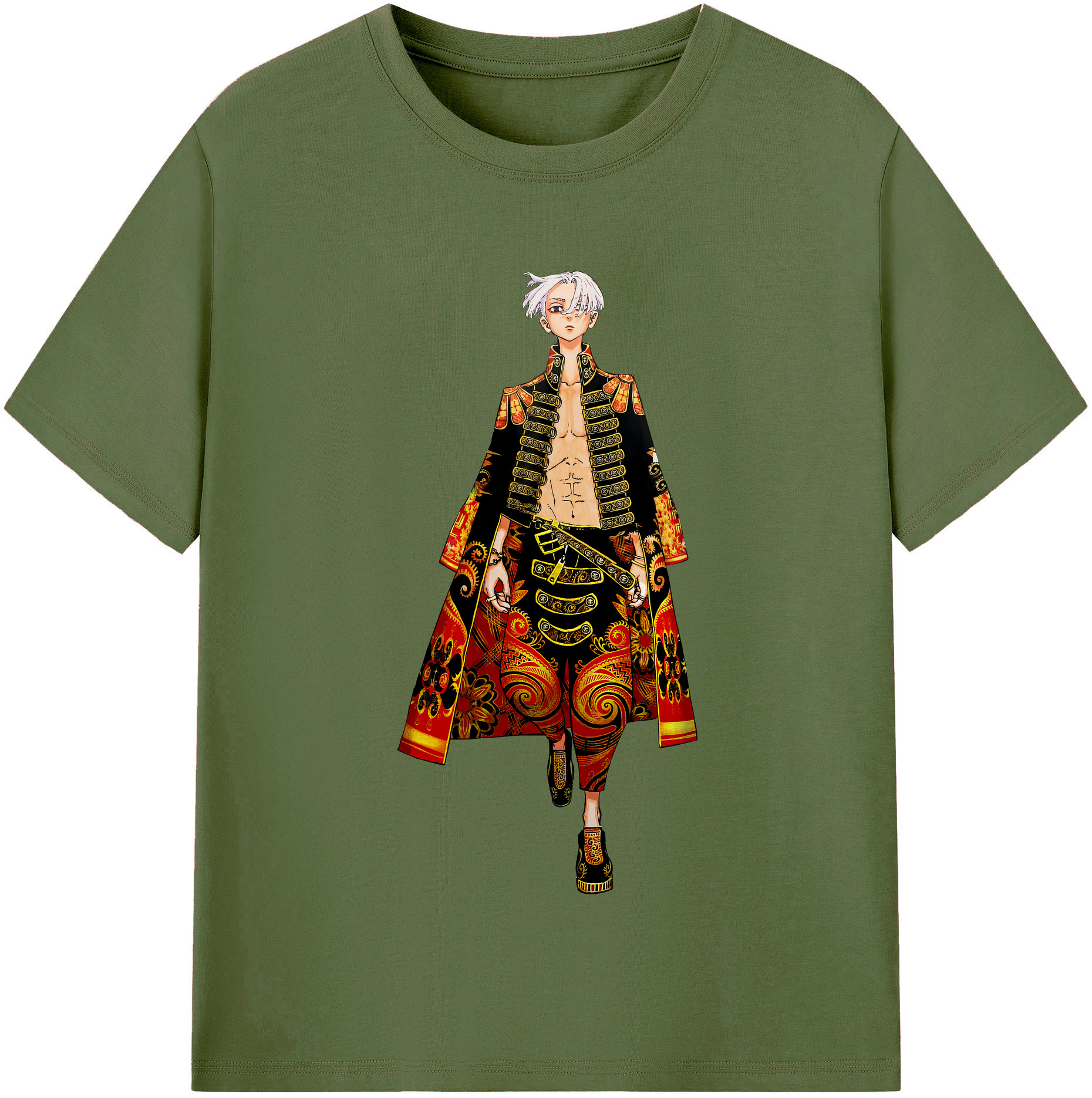 （画像用） 東京リベンジャーズ Tokyo Revengers 綿100％半袖Tシャツ（フロントプリント）